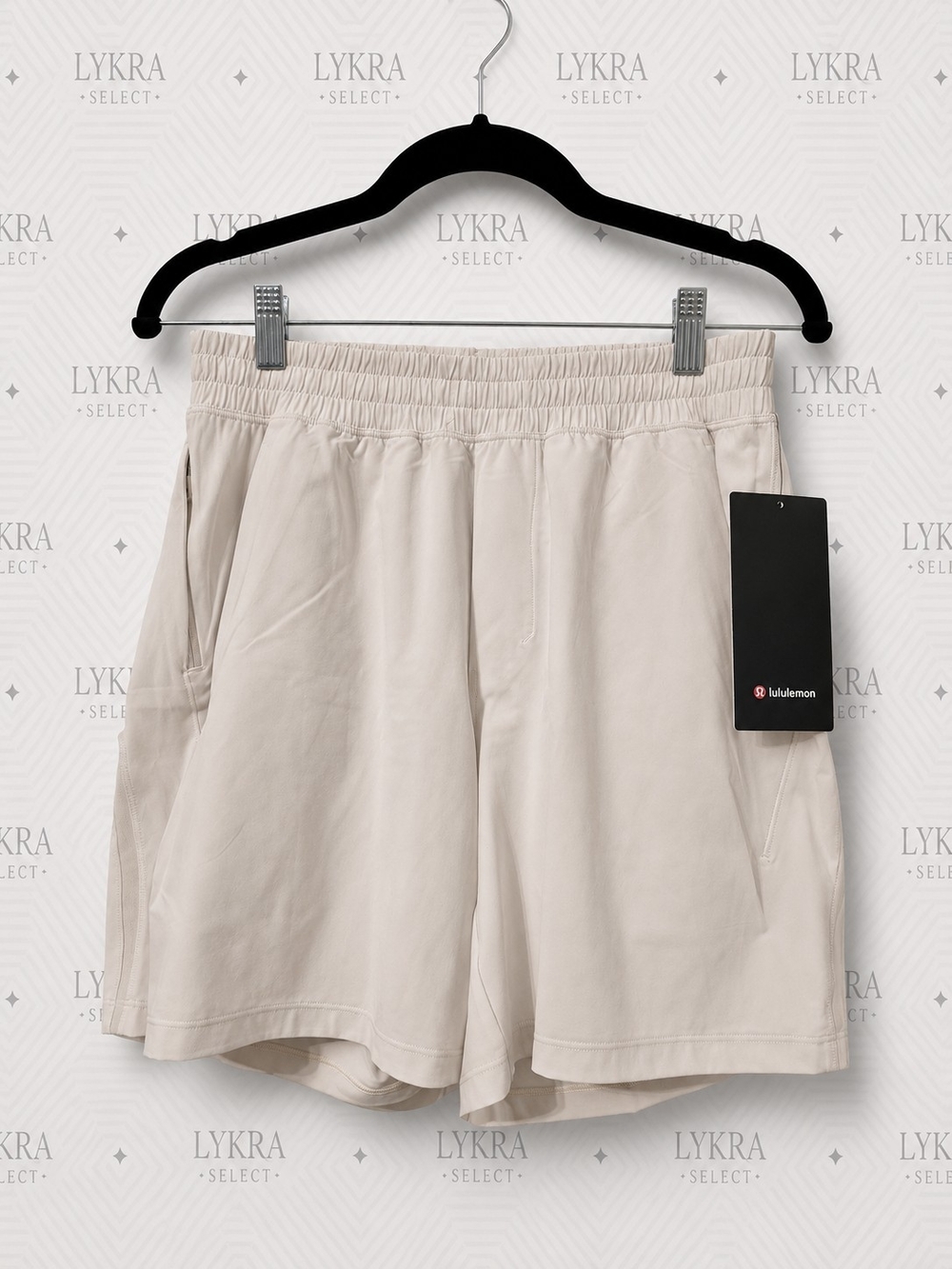 lululemon athletica Men’s Light Beige Performance Shorts